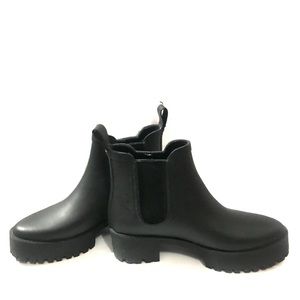 Loeffler Randall Slip-On Black Rain Booties